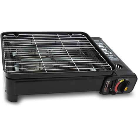 Kit de barbecue de camping - barbecue portable avec grille, poêle à gril, clip de poêle à barbecue - poêle de camping portable (1/5)