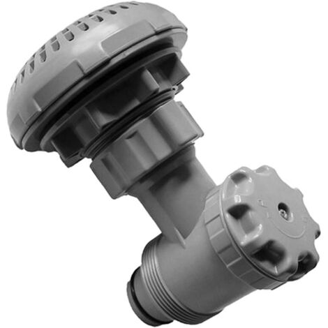 Accessoires De Piscine, Valve À Piston De Rechange, Buse D'entrée De Piscine, Adaptateur De Filtre De Piscine avec Valve À Piston pour Aux Modèles 38cm Hnemix, Intex, Coleman (1/5)