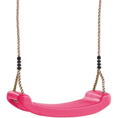 Balançoire de Jardin en Plastique pour Enfant Rose (1/5)