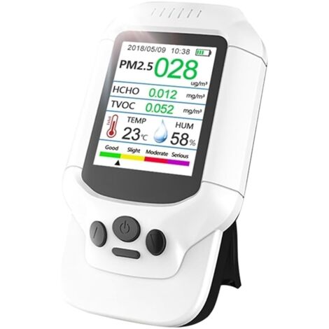 Moniteur de qualité de l'air Moniteur de qualité de l'air, détecteur de formaldéhyde, analyseur Portable, capteur de poussière, détecteur de qualité de l'air (1/5)