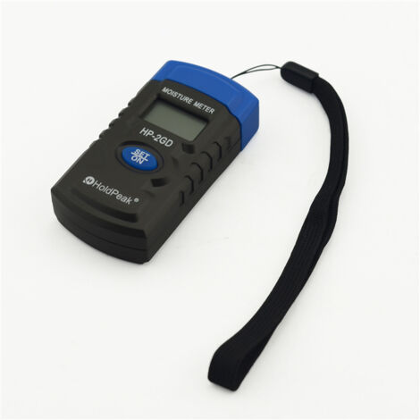 Hygromètre numérique portable, appareil de mesure d'humidité pour la construction, avec rétroéclairage LCD et fonction de maintien des données, adapté au bois, aux murs, au papier, au carton et aux ta (1/5)
