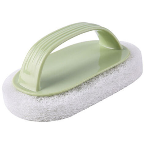Brosse de nettoyage douce avec poignée pour la salle de bain, la piscine, la cuisine et les planchers, brosse à récurer sans rayures pour les tâches de nettoyage (1/5)