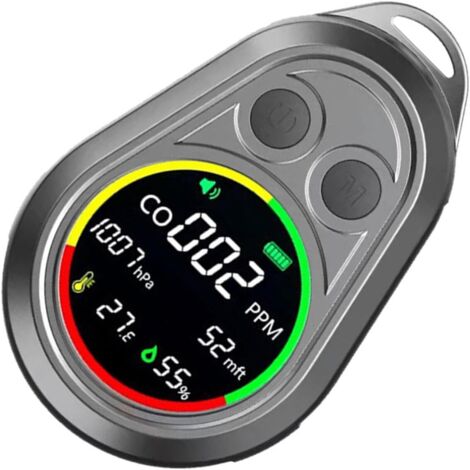 Multifunction Carbon Monoxide Detectors Measuring Atmospheric Pressure Temperature Altitudes And Humidity Rechargeable (1/5)