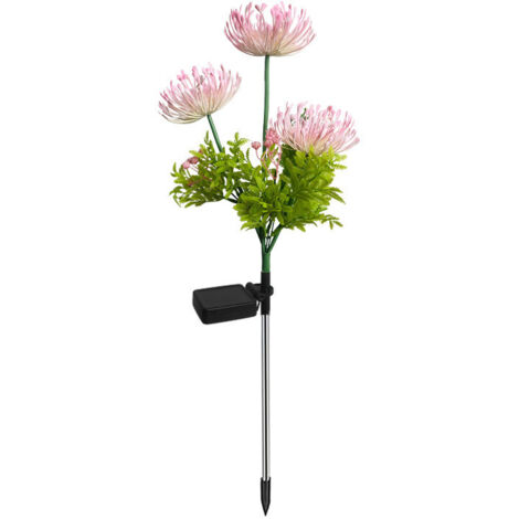 Lampe Solaire Exterieur Jardin,  Fleurs Lumiere Solaire Exterieur, Ip65 Imperméable Lumiere LED, Decoration Jardin Exterieur, Lumière Solaire Extérieure pour Balcon, Terrasse, Chemin, Pelouse (1/5)