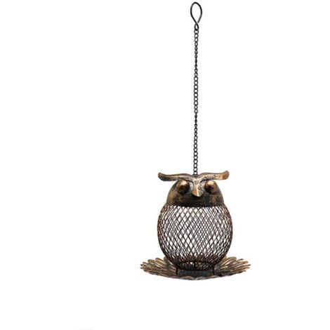 Hanging Bird Feeder Metal Outdoor Bird Food Holder Bird Feeder for Outside (1/5)