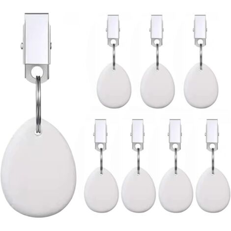 Poids de la Nappe 8 Pièces Poids de la Nappe Nappe d'extérieur Pierre avec Clips Pinces à Nappe en Marbre Adaptées pour Fête Jardin Maison Intérieur Extérieur Camping (1/5)