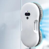 Robot nettoyeur de vitres intelligent – Aspiration 5200Pa – Pulvérisation automatique – Télécommande – 3 modes de nettoyage