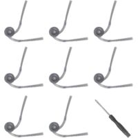 Brosses Latérales Pièces De Rechange pour Roborock Qrevo Curve/Qrevo Curv/Qrevo Edge, pour Roborock Saros 10 / Saros 10R, pour Roborock Qrevo Curv S5X / Qrevo Edge S5A Robot Aspirateur