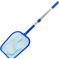 Epuisette de Piscine à Mailles Fines Epuisette de Fond pour Votre Piscine Ramassage des Feuilles de Surface Epuisette Piscine avec Manche 100cm Épuisettes de Surface pour Piscine