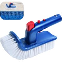 Tête de Brosse Piscine, Tête de Brosse de Piscine, Brosse Nettoyage Piscine Rotative à 180 Degrés, Brosse d'angle de Piscine pour Piscines, Baignoires, Spa, Salle de Bain, Cuisine, Carrelages, Murs