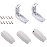 RV Door Holder, 5Pcs White Camper Door Holder, Keep The Baggage Door Open, for RV, Trailer, Camper Vans