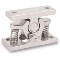Butoir de porte à ressort double en acier inoxydable – Système anti-vibration – Pour portes de camping et bateaux – Installation facile