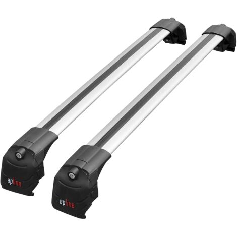 Compatible avec Kia Sportage 4 (QL) 2016-2021 ACE-2 Modèle Barres de Toit Railing Porte-Bagages de Voiture Aluminium Gris 2 Barres (1/5)