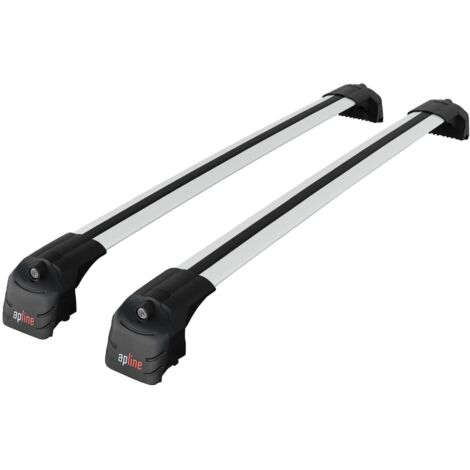 Compatible avec Audi Q7 (4M) 2015-2026 ACE-2 Modèle Barres de Toit Railing Porte-Bagages de Voiture Aluminium Gris 2 Barres (1/5)
