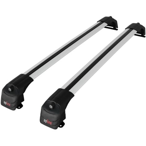 Compatible avec Honda CR-V 2 2002-2006 ACE-2 Modèle Barres de Toit Railing Porte-Bagages de Voiture Aluminium Gris 2 Barres (1/5)