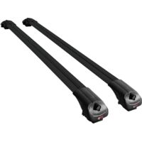 Compatible avec Opel Zafira A (T98) 2000-2005 ACE-1 Modèle Barres de Toit Railing Porte-Bagages de Voiture Aluminium Noir 2 Barres