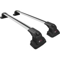 Compatible avec Peugeot 307 2001-2008 ACE-3 Modèle Barres de Toit Railing Porte-Bagages de Voiture Aluminium Gris 2 Barres