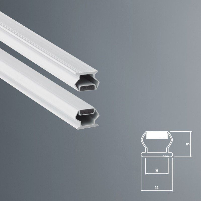 Guarnizione Magnetica Box Doccia in Gomma EC-MAG-13 - KIT 2 PEZZI Bianco