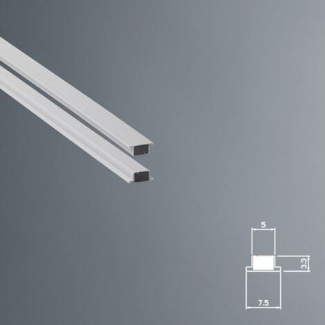 Guarnizione Magnetica Box Doccia in Gomma EC-MAG-4911  KIT 2 PEZZI Grigio