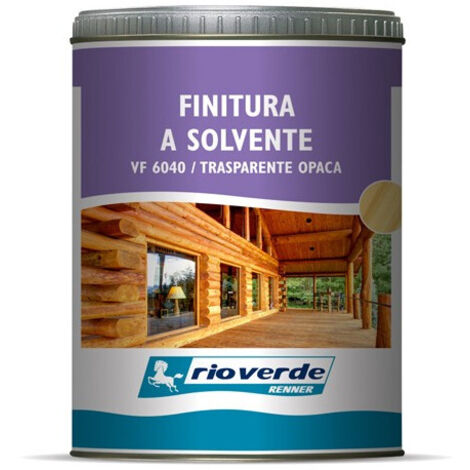 FINITURA A SOLVENTE TRASPARENTE OPACA