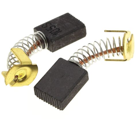 Metabo – Balai charbon 6x13x17 par 2 – Compatible scies à onglets pour coupes précises – Pour bois dur et teck – Longueur 17cm, largeur 6cm, hauteur 13cm