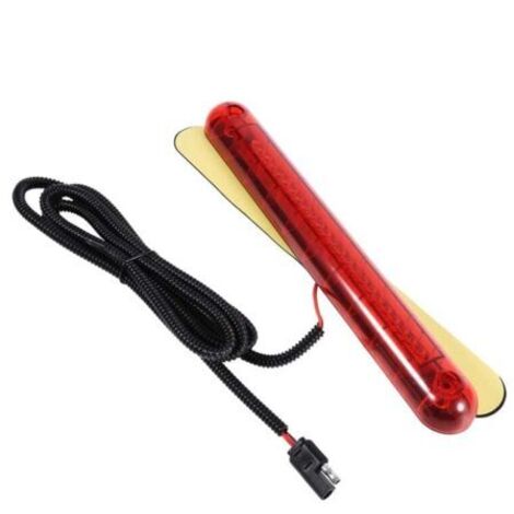 Troisième troisième feu stop, universel rouge 24 LED voiture haut montage troisième troisième feu stop feu arrière lampe 12V (1/5)