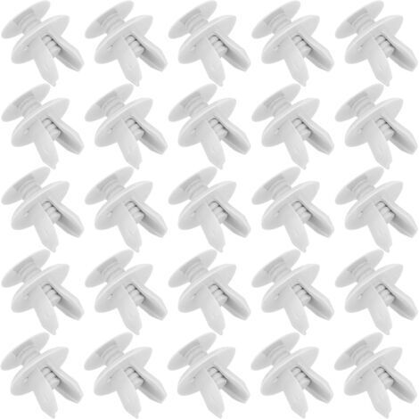 25 Stück Autoclips, Kunststoff-Autoclips, Befestigungsclips für Autos, Karosseriewerkzeuge, Kunststoffnietclips, Schutznietclips aus Kunststoff für Autotürverkleidungen