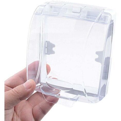 Couvercle Étanche pour Bouton de Sonnette, Housse de Protection Transparente, Protection Sonnette Exterieur Pluie (1/5)