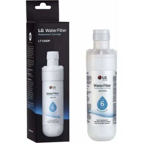 LG LT1000P – Ersatzwasserfilter für 6-Monats-/200-Gallonen-Kühlschränke (NSF42, NSF53 und NSF401) ADQ74793501, ADQ75795105 oder AGF80300704, Weiß