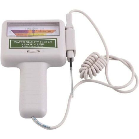 Digitaler pH- und Chlortester für Schwimmbäder – Hochpräziser Wasseranalysator – Großes Display – Einfache Bedienung für Whirlpools und Aquarien