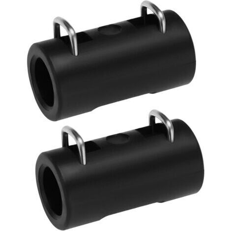 2-teiliger Hochdruckreiniger-Pistolenadapter, kompatibel mit Bosch, 37,8 x 19,6 mm Hochdruckreiniger-Schlauchverlängerungsanschluss für Garten und Hof, Schwarz (1/4)