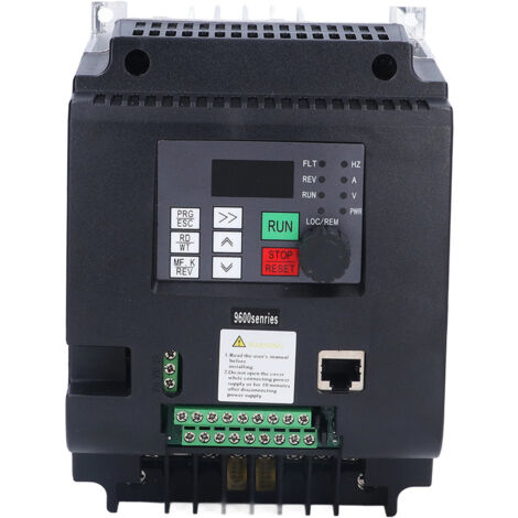 Eosnow Frequenzumrichter, ABS-Motor, Frequenzumrichter, einphasig, 220 V, auf dreiphasig, 380 V, 5,5 kW