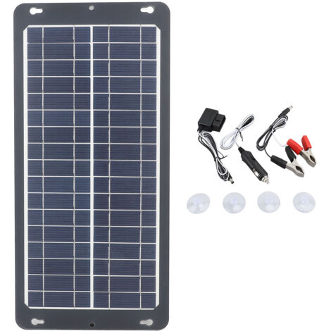Tragbares 30-W-Solarpanel – Monokristallines Silizium – 41 x 19,5 cm – 605 g – Schnellladefunktion über USB und USB-C – Ideal für Camping