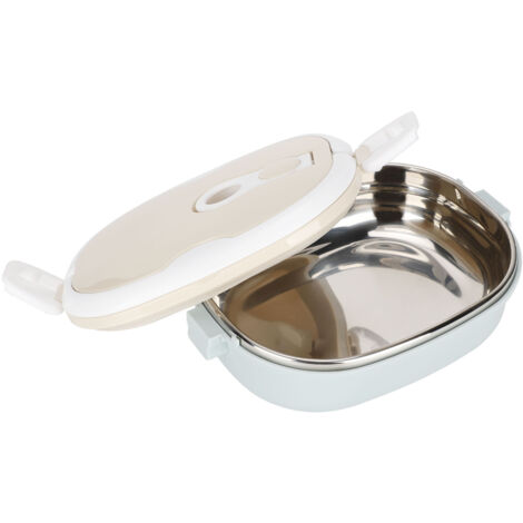 Eosnow Lunchbox, tragbar, aus Edelstahl, isoliert, Thermo-Lebensmittelbehälter für Studenten, Kinder, Arbeit, einlagig, 900 ml (1/5)