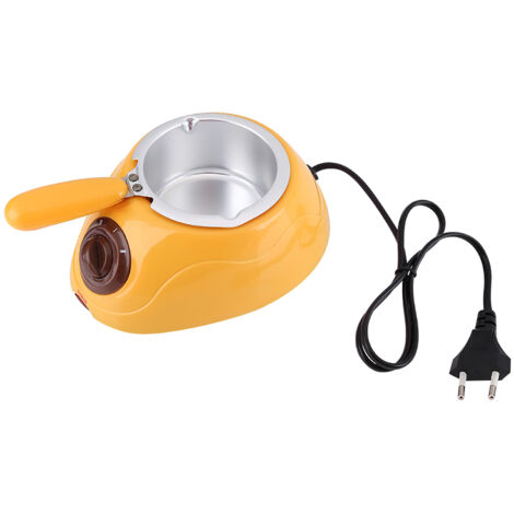 Eosnow Elektrische Schokoladen-Schmelztiegel-Schmelzmaschine, Küchenwerkzeug mit DIY-Form-Set (gelb) (1/5)