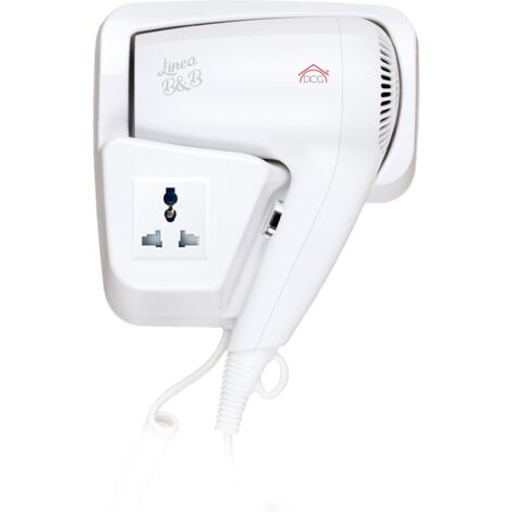 Asciugacapelli Phon da Parete con Presa 1200 Watt DCG (1/3)