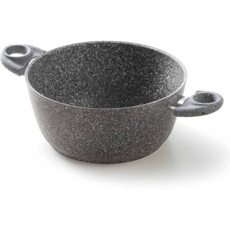 Casseruola Antiaderente con 2 Manici Cuore di Pietra 20 cm Accademia Mugnano (1/4)