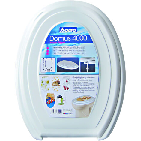 Copriwater Tavoletta Wc in abs universale domus bama (1/2)