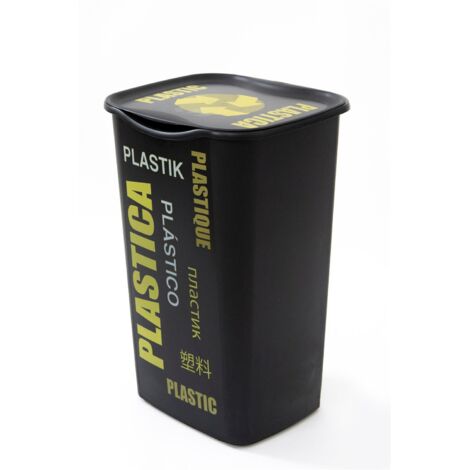 PATTUMIERA BIDONE PER RACCOLTA DIFFERENZIATA RICICLO PLASTICA 50 LITRI