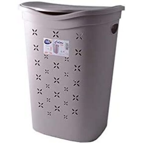 Portabiancheria da Bagno in plastica colors Tortora Belli & Forti 55 Litri