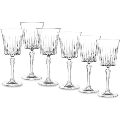 Set 6 Bicchieri Calici in Vetro Vino Timeless 23 cl RCR Cristalleria (1/2)