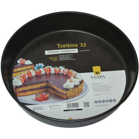 Forma dolci tortiera alta antiaderente 32 x 6 cm vespa (1/2)