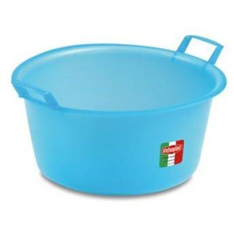 Bacinella tonda in politilene con manici 50 cm stefanplast (1/2)