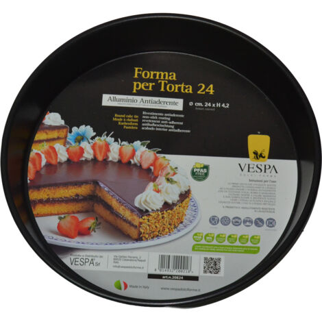 Forma Stampo Torta Liscia Antiaderente 24 x 4,2 cm Vespa (1/2)