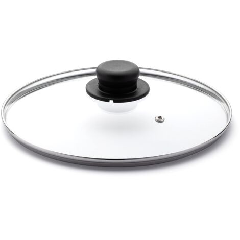 Coperchio per Pentole e Padelle in vetro bordo in Acciaio Zanetti 36 cm (1/4)
