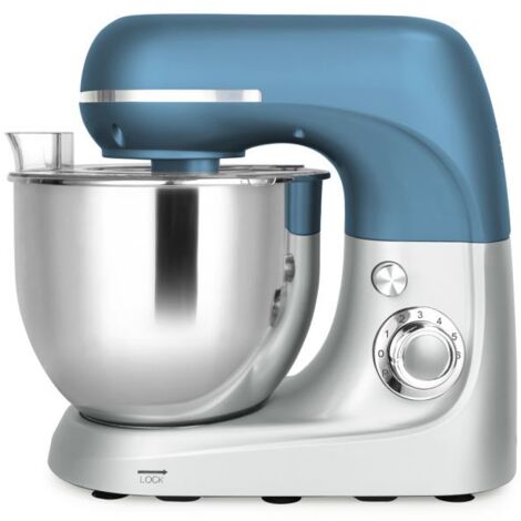 Impastatrice planetaria 5,3 L in alluminio e acciaio inox – 6 velocità + PULSE – Sistema di impasto a doppio uncino – Base antiscivolo – Tognana (1/4)