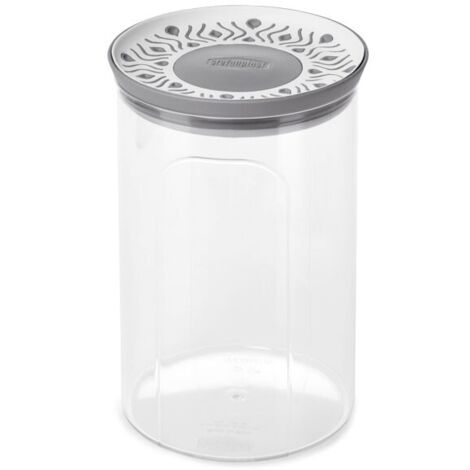 Barattolo Contenitore Ermetico Tondo Tosca Bianco Grigio 700 cc (1/2)
