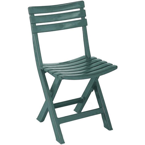 Sedia da Giardino Birreria in Resina Pieghevole Birky Verde 44 x 41 x 78 cm
