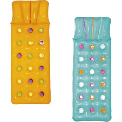 Materassino Gonfiabile Mare o Piscina 18 Buchi Color 188 x 71 cm Bestway (1/5)