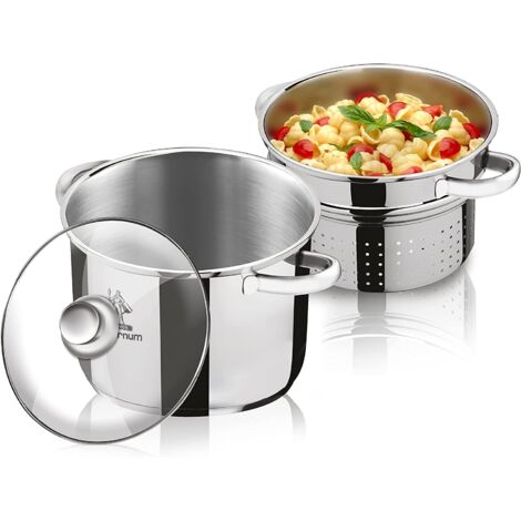 Pentola Pastarella in Acciaio Inox anche Induzione 22 cm Aeternum (1/4)